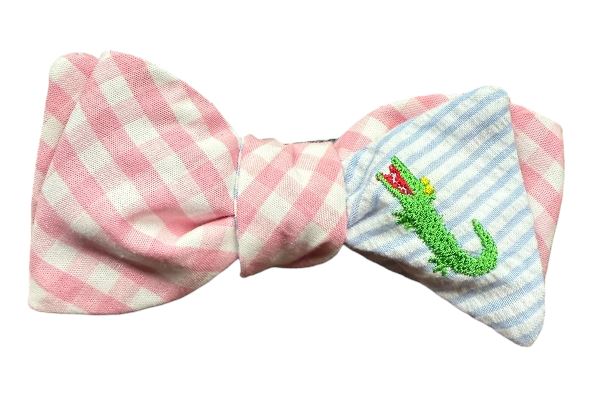 Craig Reagin Pink Gingham/Alligator Stripe