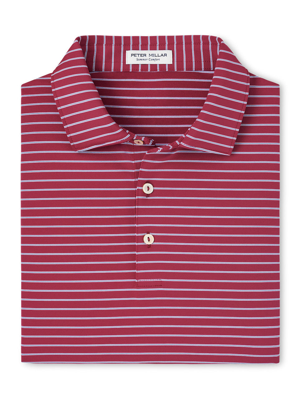 Peter Millar Drum Performance Polo: Pomegranate