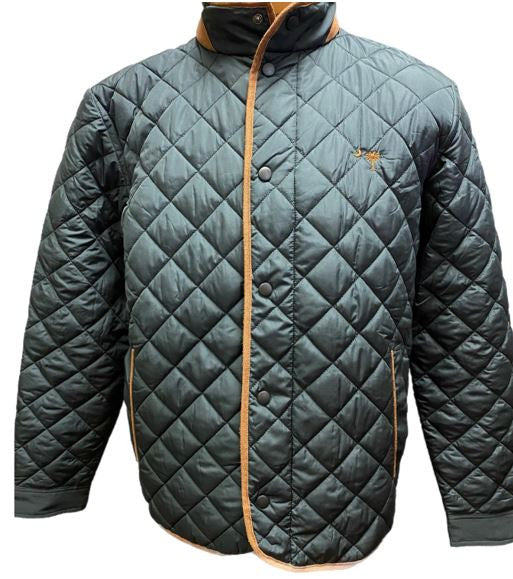 Craig Reagin Quilted Travel Coat: Black