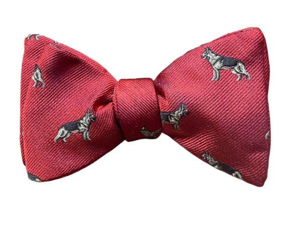 Craig Reagin German Shephard Bowtie: Red
