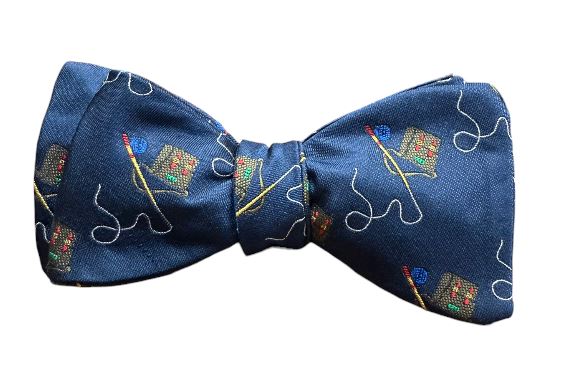 Craig Reagin Rods and Bags Bowtie: Navy