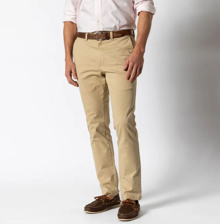 Duck Head Slim Fit Gold School Chino: Sand