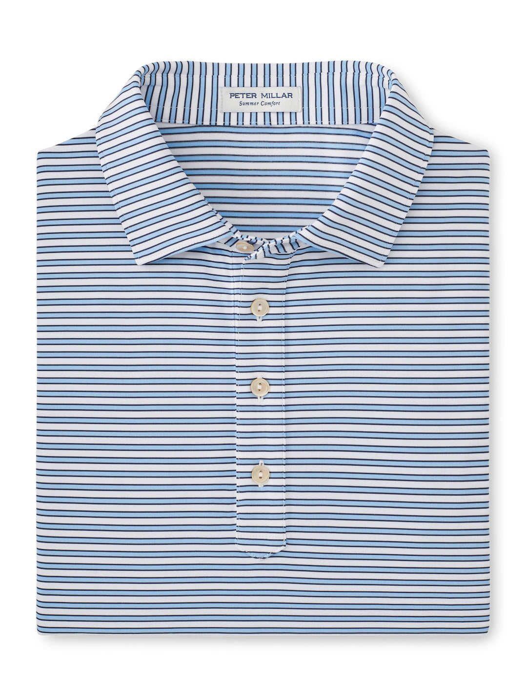 Peter Millar Lane Performance Jersey Polo: White