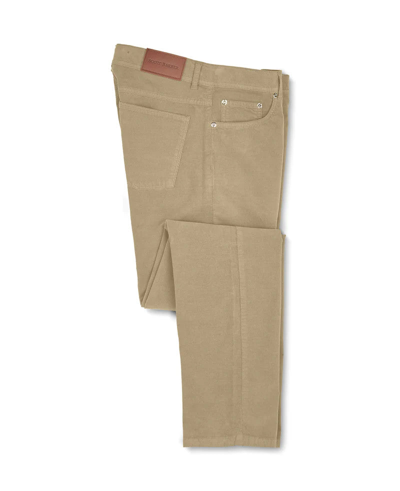 Scott Barber Stretch Broken Cord 5-Pocket: Khaki