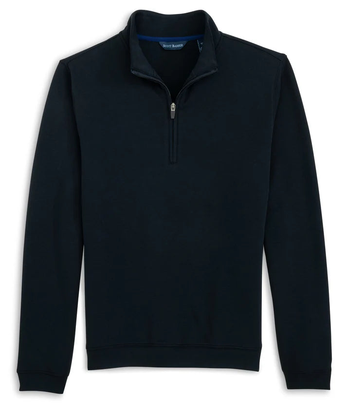 Scott Barber Performance Zip Pullover: Black