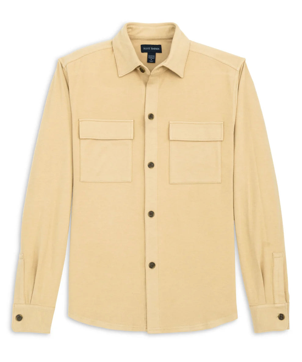 Scott Barber Scuba Shacket: Khaki