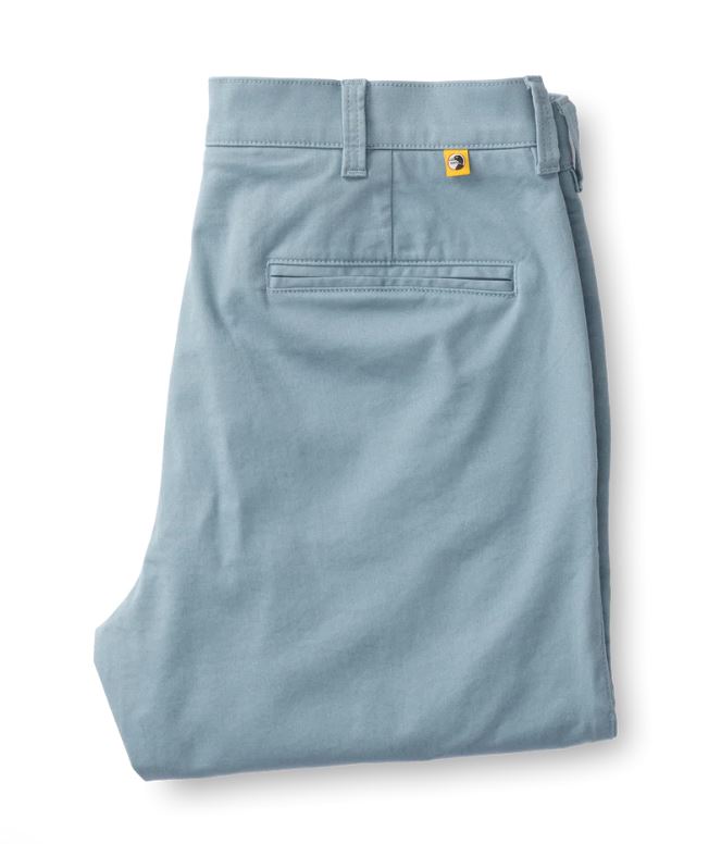 Duck Head Slim Fit Gold School Chino: River Blue