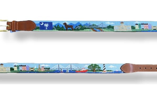 Smathers and Branson Needlepoint Belt - SC Scene (Limited Edition)