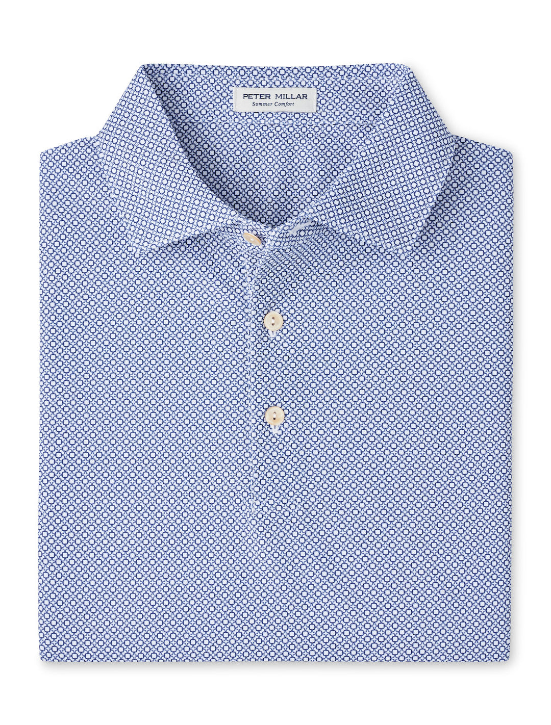 Peter Millar Porta Performance Mesh Polo: White