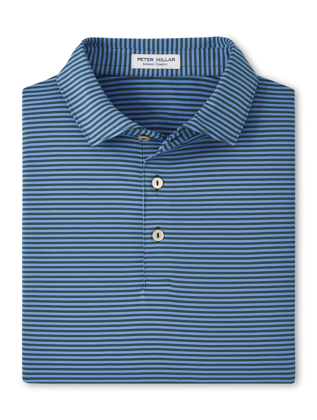 Peter Millar Hales Performance Jersey Polo: Nordic Pine