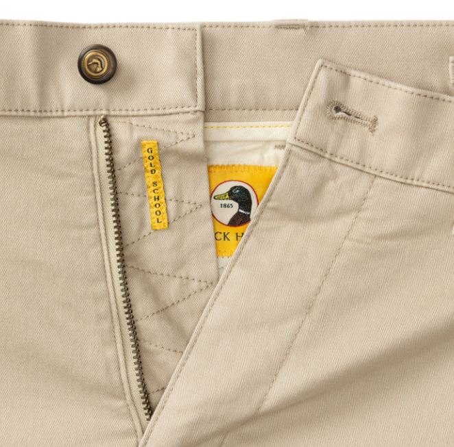 Duck Head Classic Fit Gold School Chino: Tan