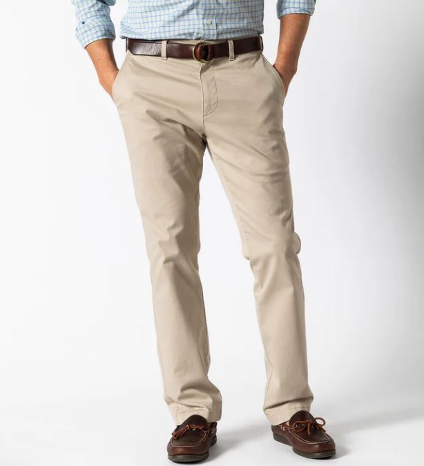 Duck Head Classic Fit Gold School Chino: Tan