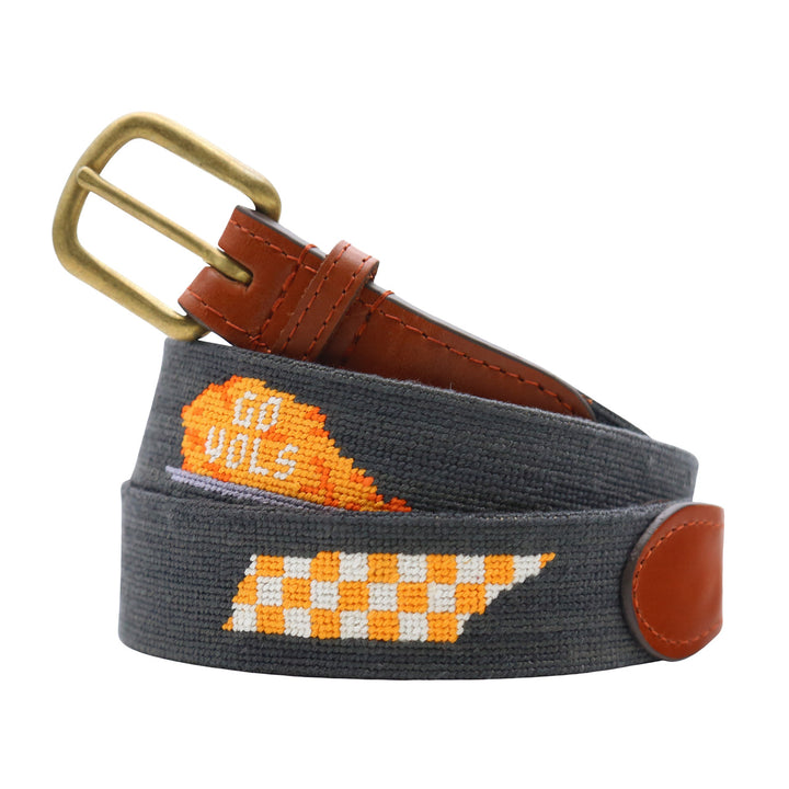 Smathers and Branson Tennessee Needlepoint Life Belt: Grey