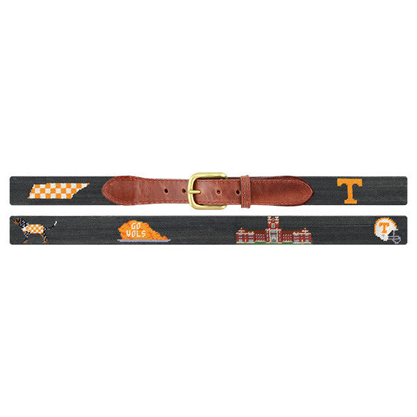 Smathers and Branson Tennessee Needlepoint Life Belt: Grey