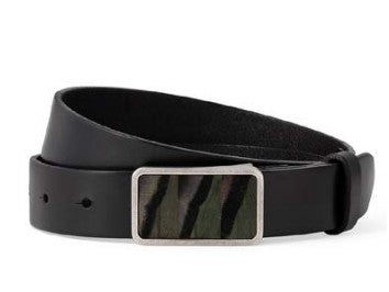 Brackish Trippin Tipsey Belt Black: Rooster/Turkey