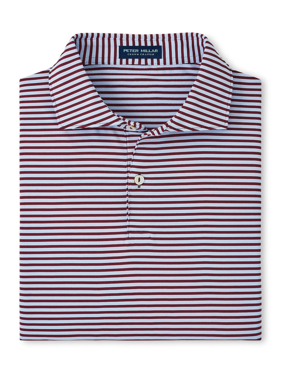 Peter Millar Crown Crafted Sawyer Performance Jersey Polo: Vermouth