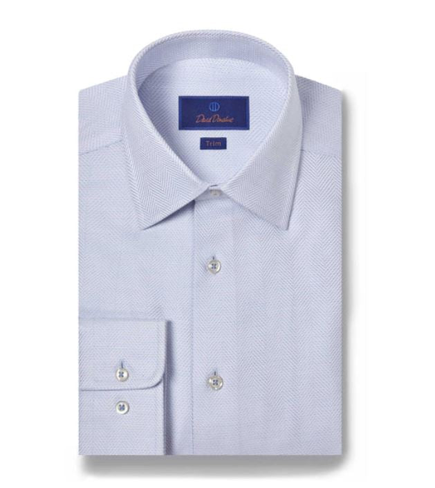 blue herringbone dress shirt The Flannel Herringbone Dress Shirt