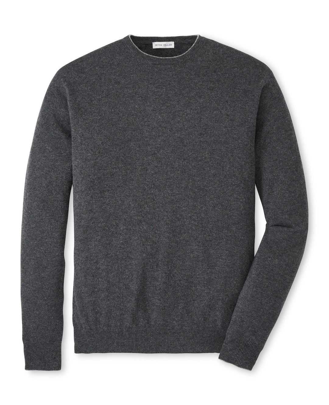 Peter Millar Crown Heritage Cashmere Crewneck Sweater: Charcoal