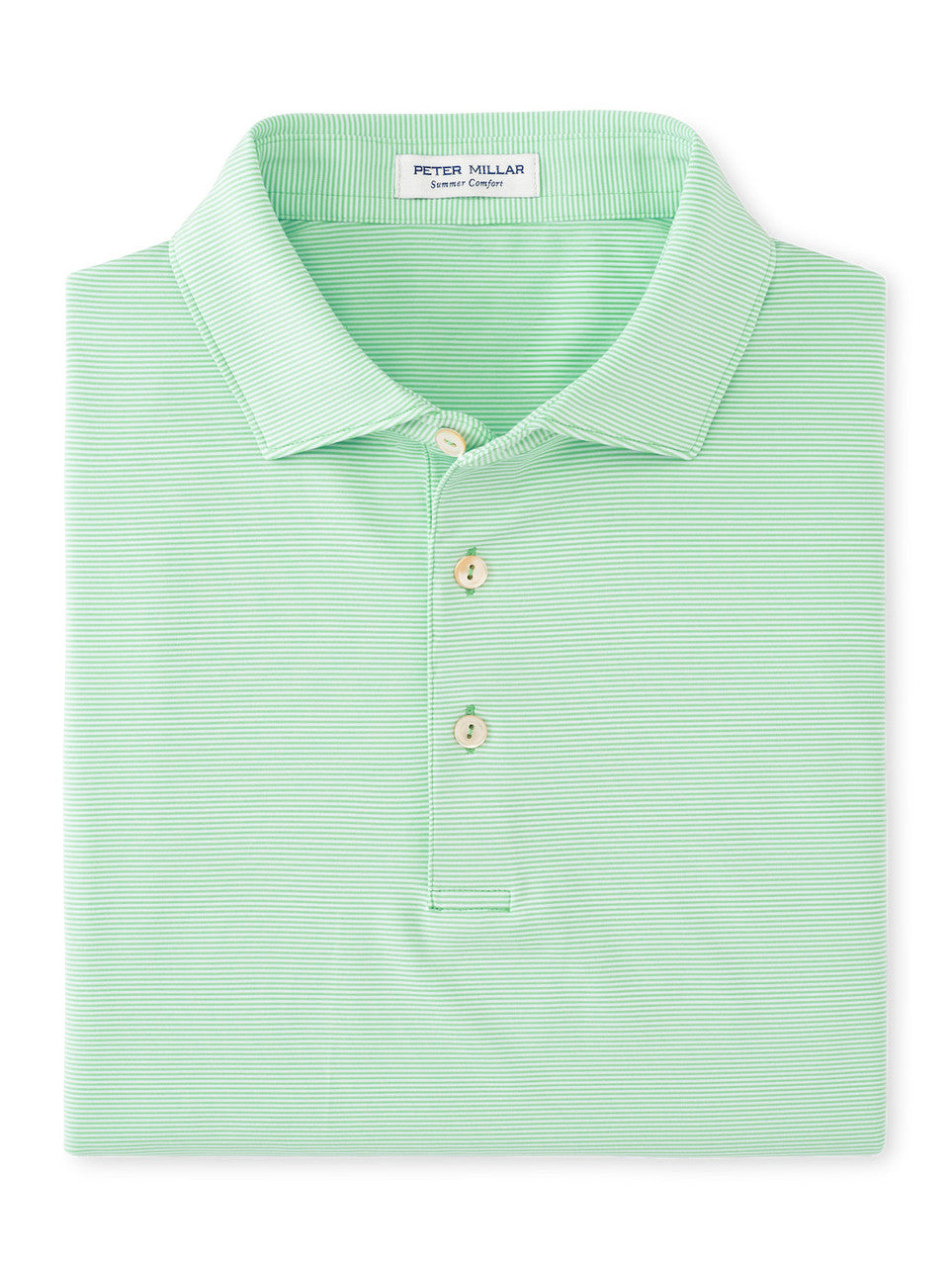 Peter Millar Jubilee Performance Jersey Polo: Pear Tart