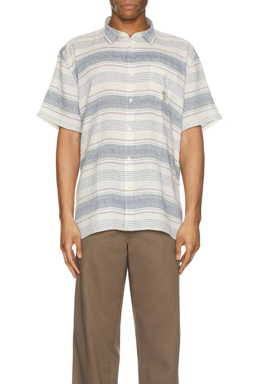 Barbour Crimwell Short Sleeve Sport Shirt: Whisper White
