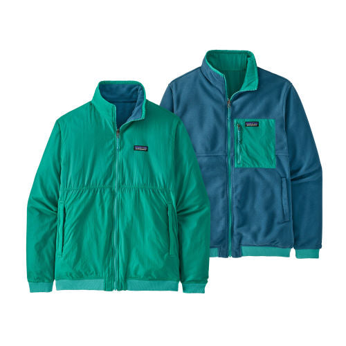 Patagonia Men's Reversible Microdini Jacket: Fresh Teal