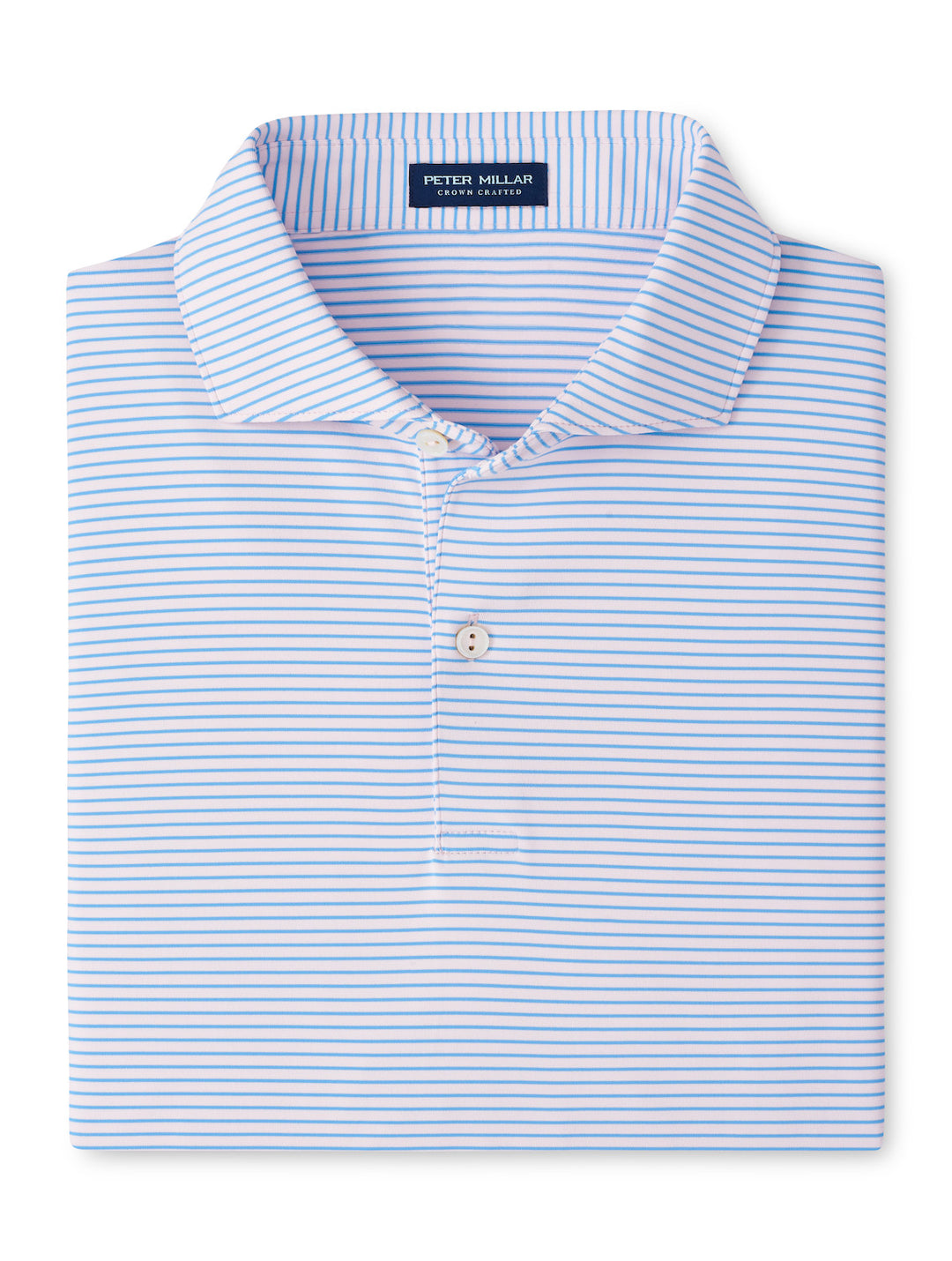 Peter Millar Crown Crafted Ballad Performance Jersey Polo: Misty Rose
