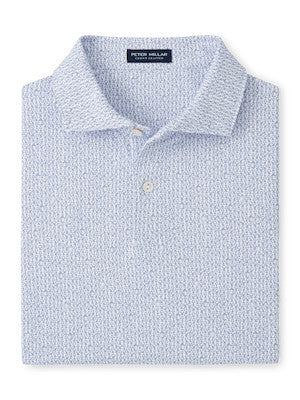 Peter Millar Crown Crafted Nightcap Performance Jersey Polo: White