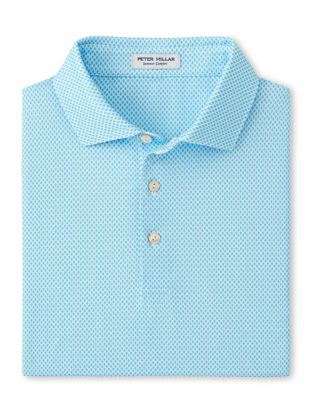 Peter Millar City of Oaks Performance Jersey Polo: White
