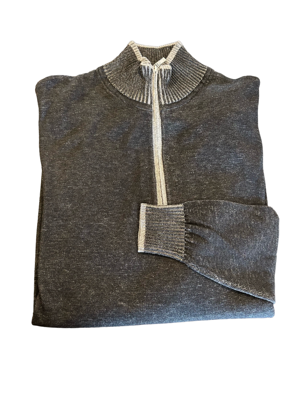 Craig Reagin 1/4 Zip Sweater: Carbon