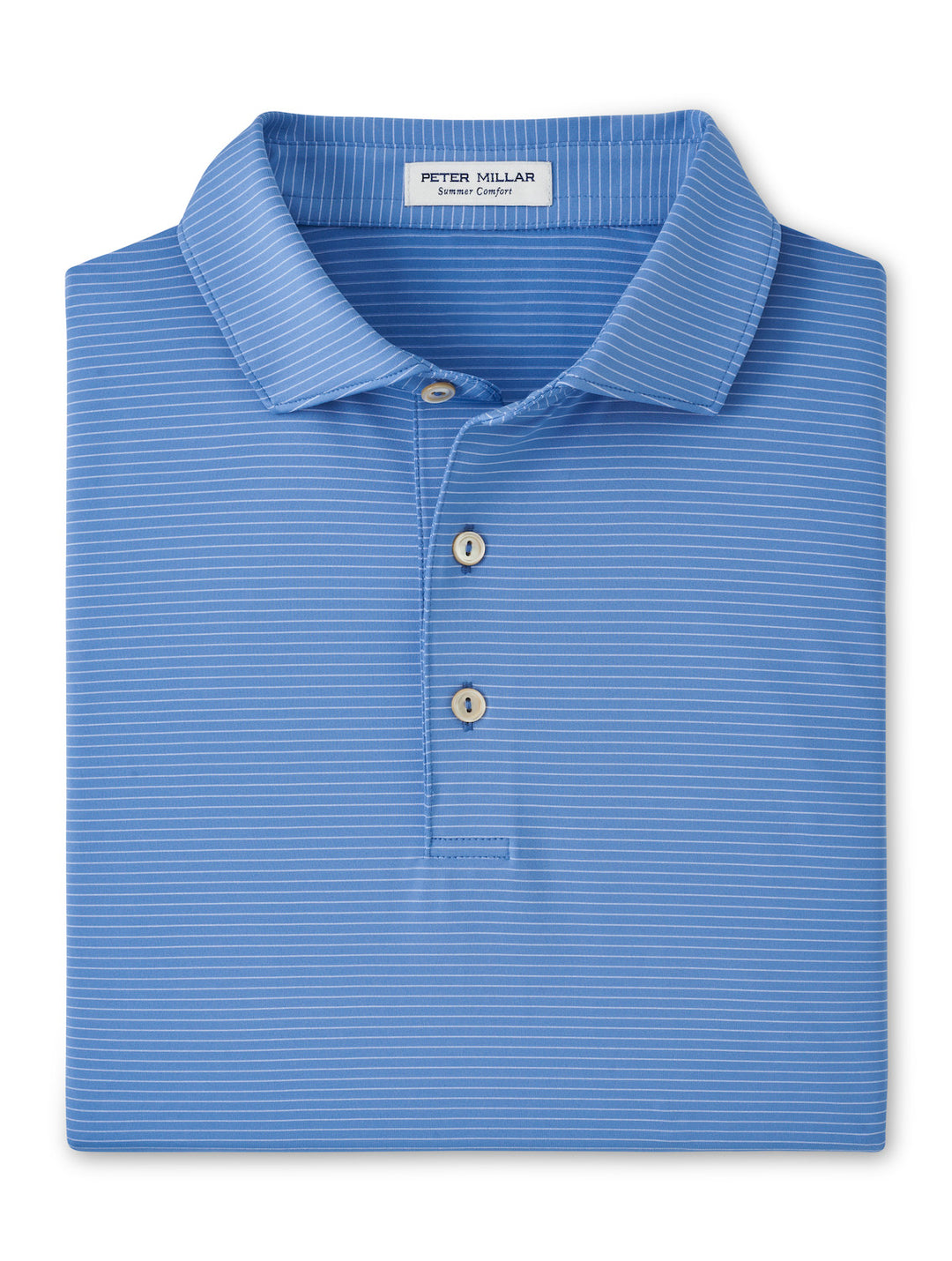 Peter Millar Highlands Performance Jersey Polo: Evening Tide