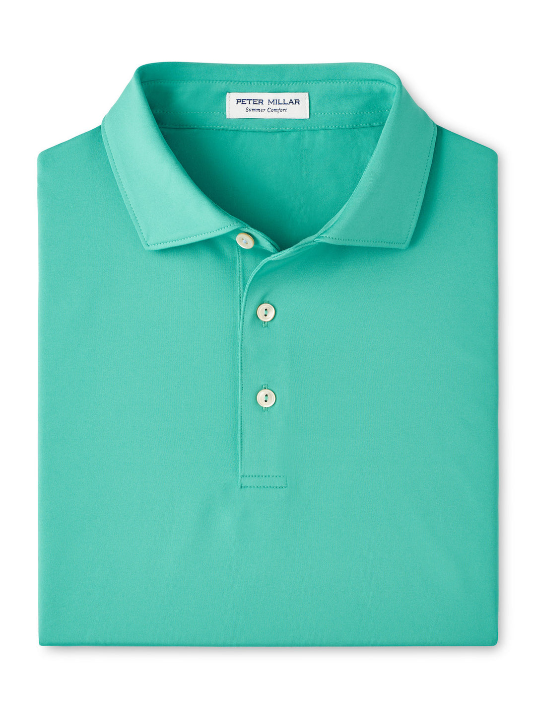 Peter Millar Solid Performance Jersey Polo: Meadow