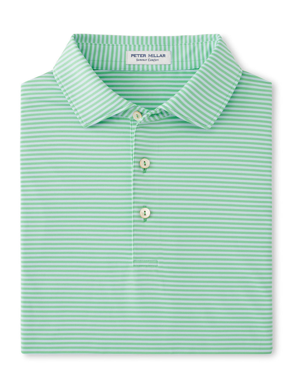 Peter Millar Hales Performance Jersey Polo:  Pear Tart