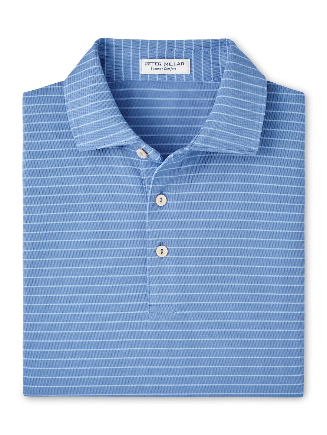 Peter Millar Winston Performance Mesh Polo: Evening Tide