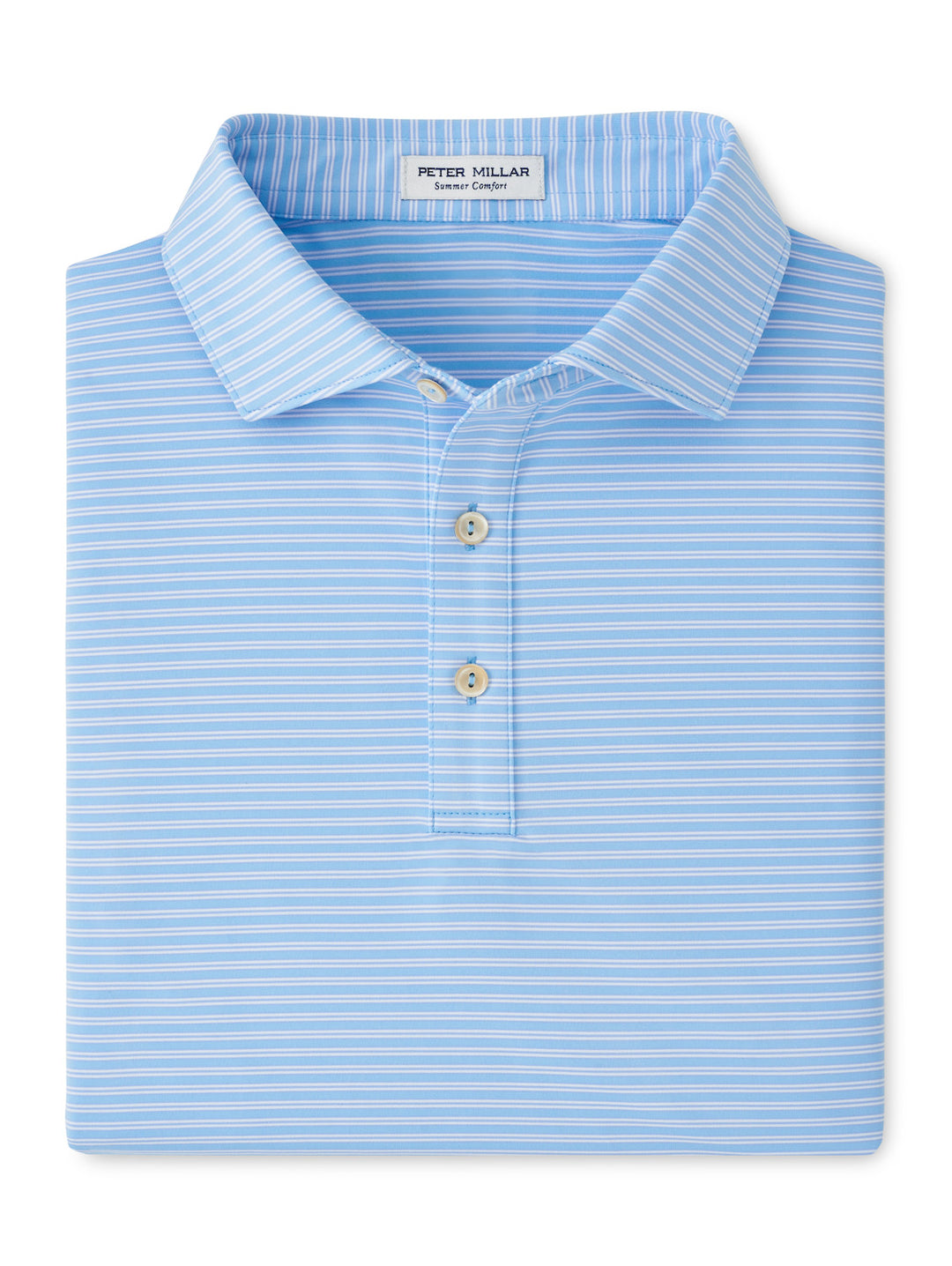 Peter Millar Culver Performance Jersey Polo: Seaport Blue