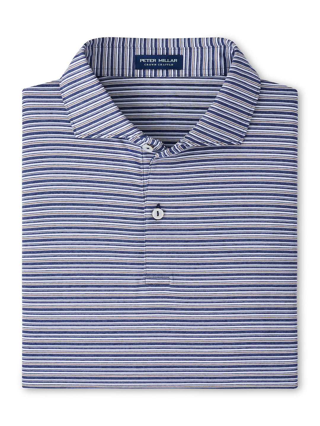 Peter Millar Crown Crafted Chase Performance Jersey Polo: Navy