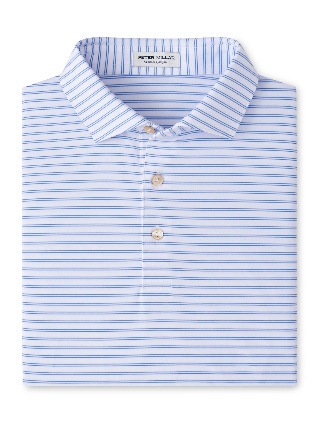 Peter Millar Eden Performance Jersey Polo: White