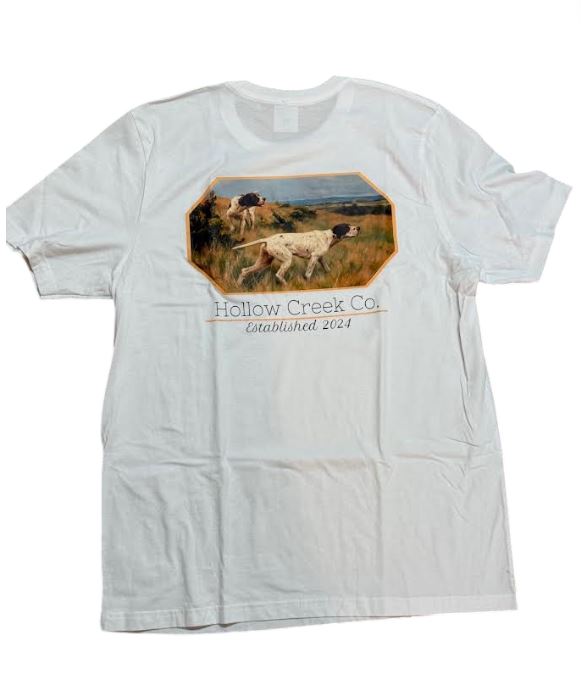 Hollow Creek Clothing On Point T-shirt: White