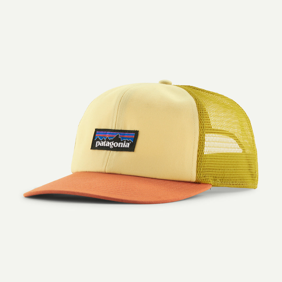 Patagonia Relaxed Trucker Hat: P-6 Label: Buttercup Yellow