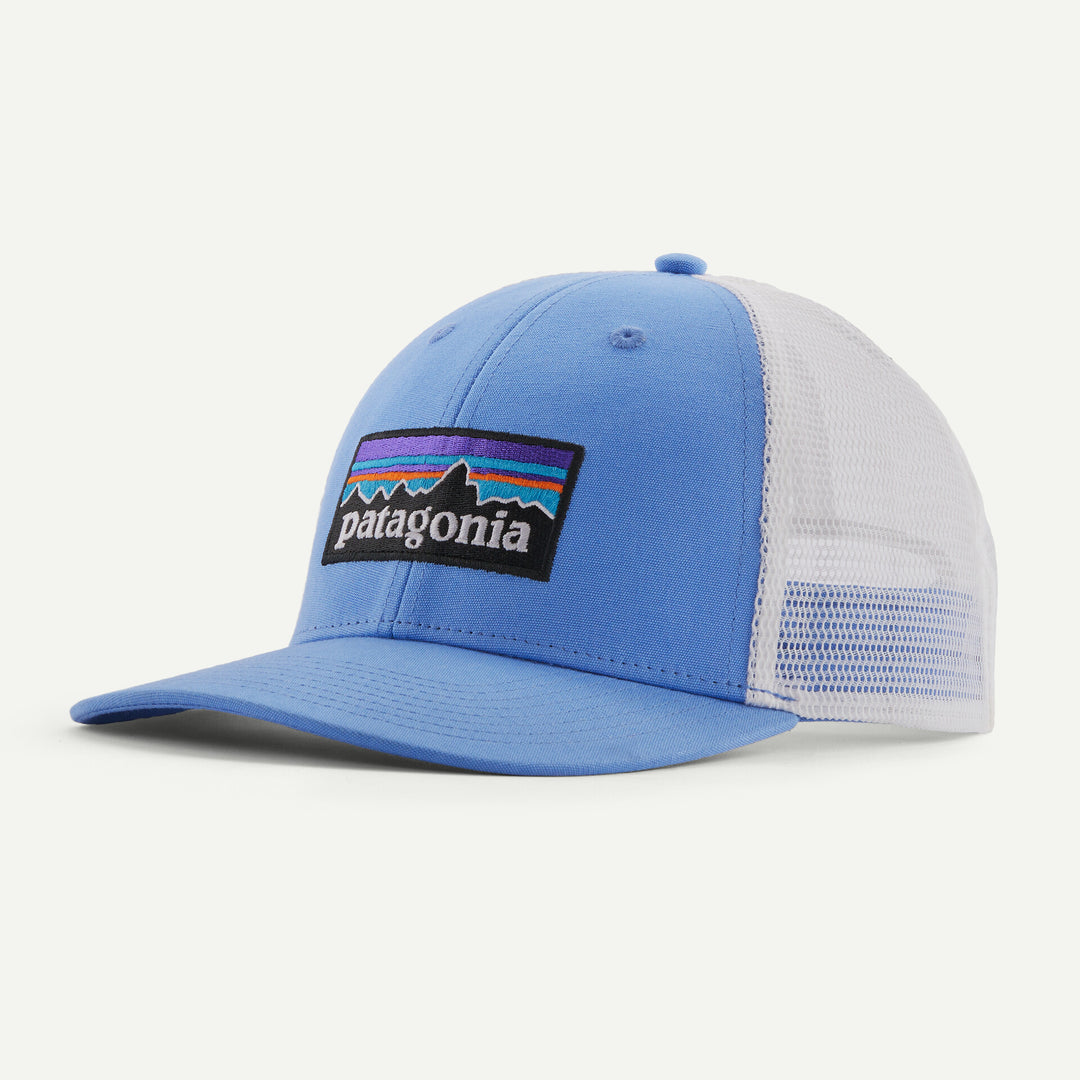 Patagonia P-6 Logo LoPro Trucker Hat: Abundant Blue