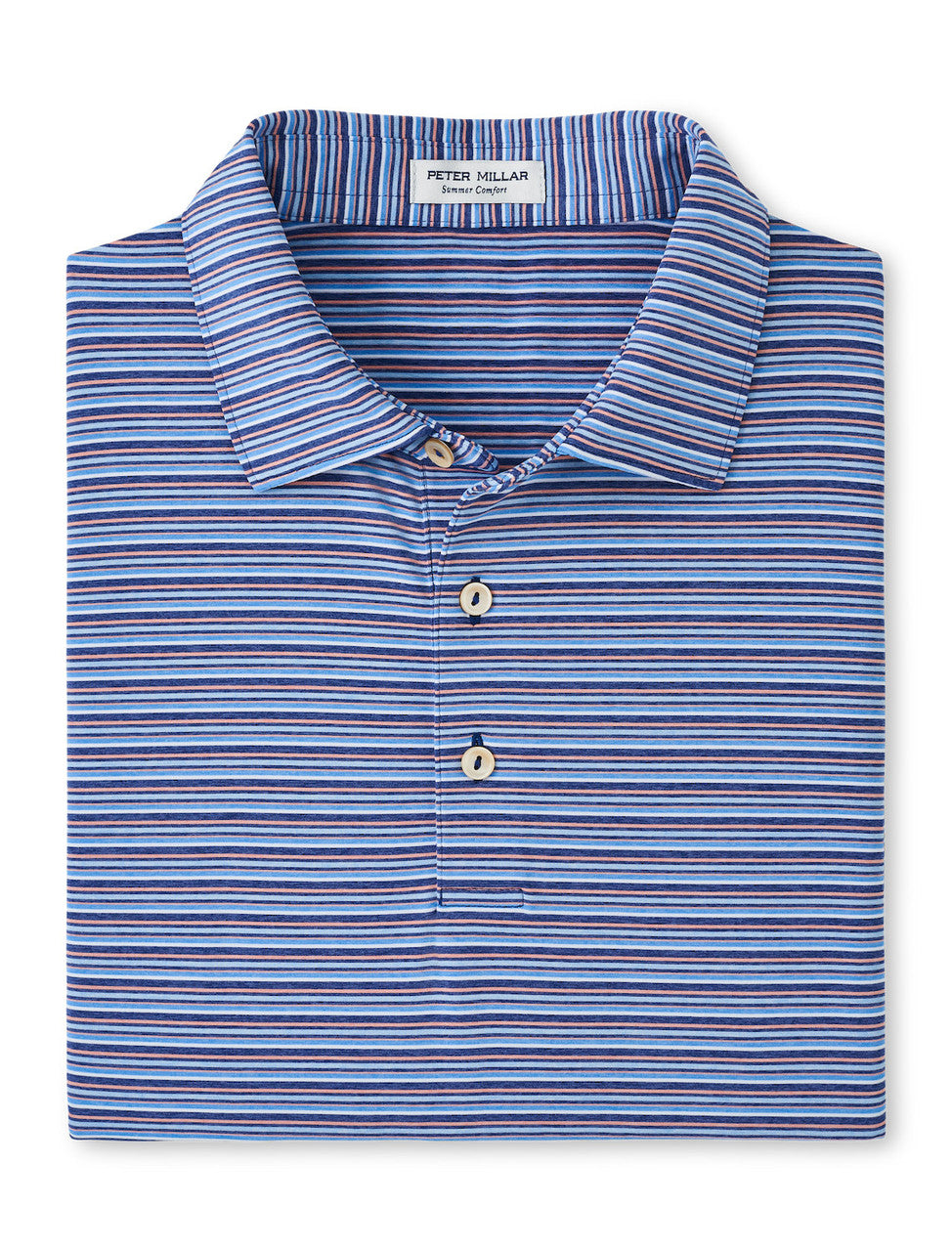 Peter Millar Fairmont Performance Jersey Polo: Sport Navy