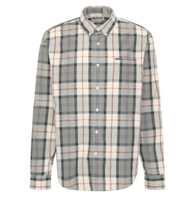 Barbour Laggon Tartan Tailored Fit Sport Shirt: Bleached Pine Tartan