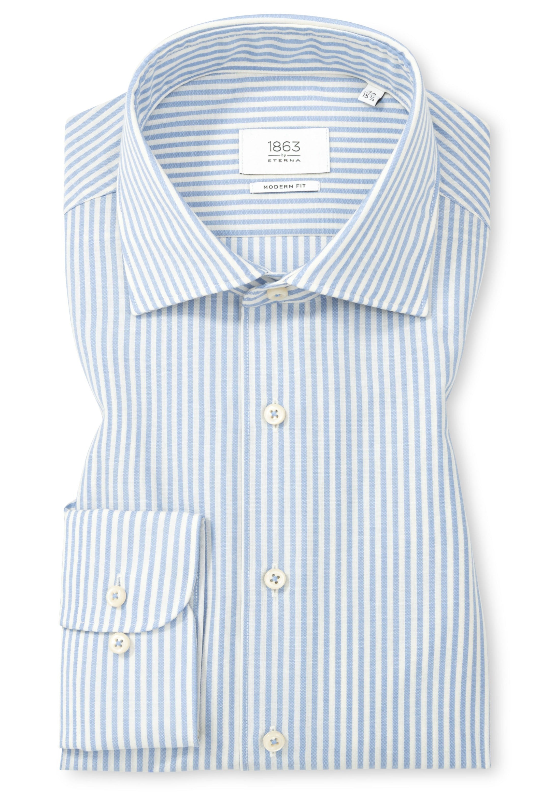 eterna dress shirts Eterna Luxury Covered Placket Modern Fit Shirt