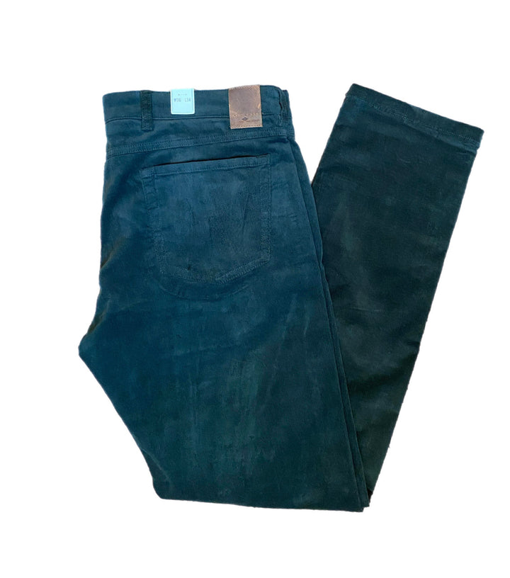 True Khaki by Ballin 21 Wale Cord Crescent Five Pocket: Loden