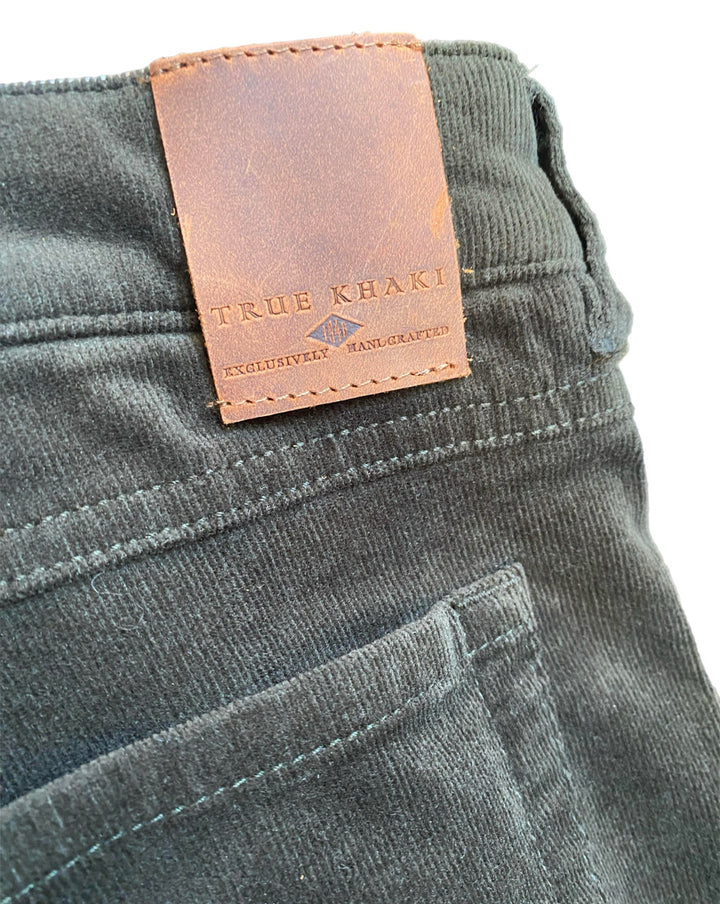 True Khaki by Ballin 21 Wale Cord Crescent Five Pocket: Loden