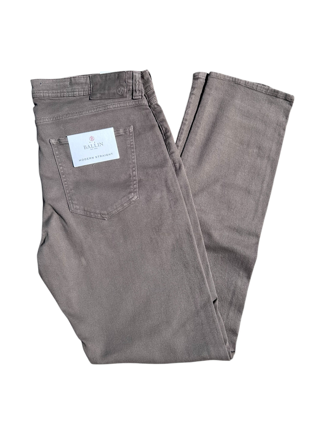 Ballin Old Dyed Denim Five Pocket Pant: Forest