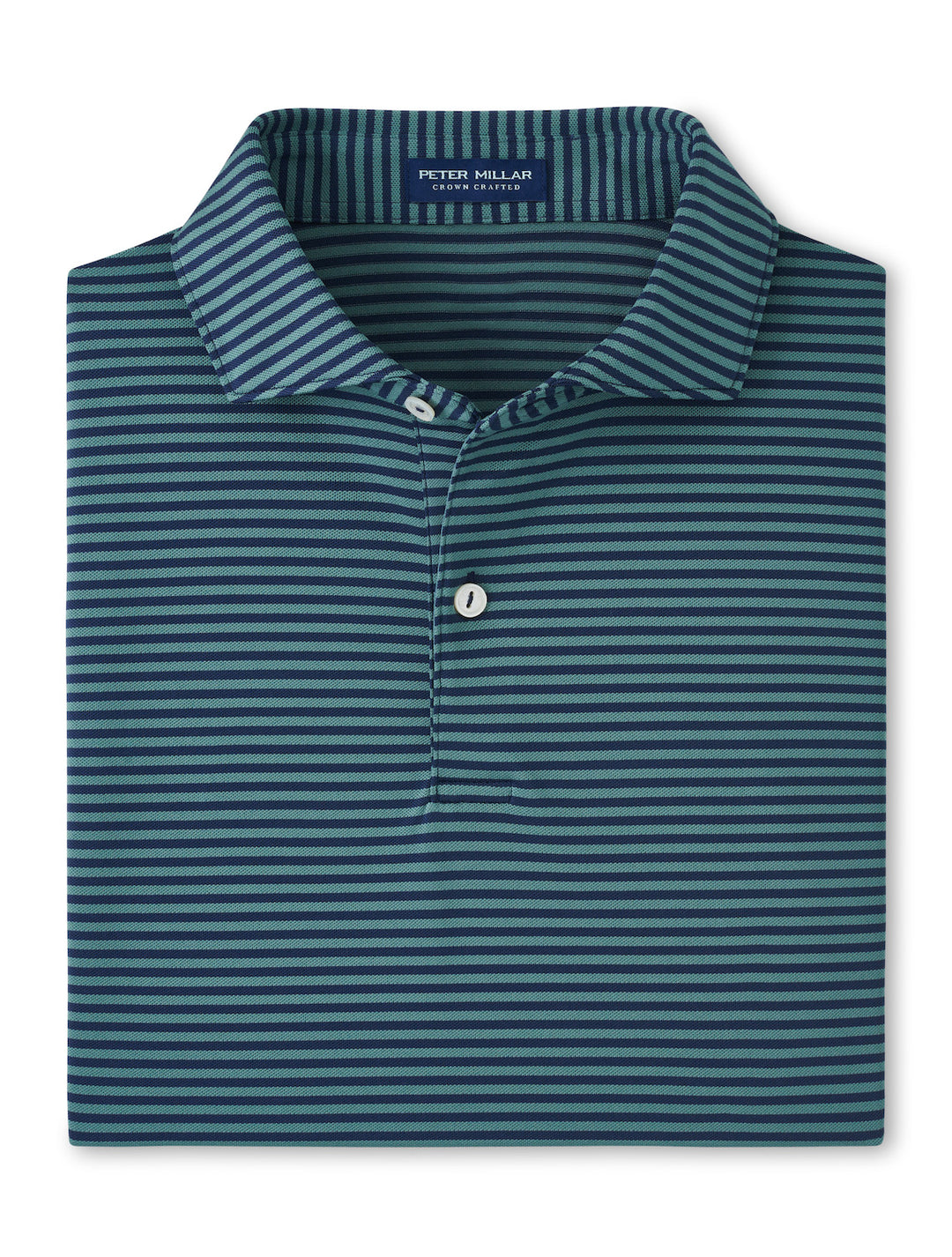 Peter Millar Crown Crafted Verse Performance Mesh Polo: Navy