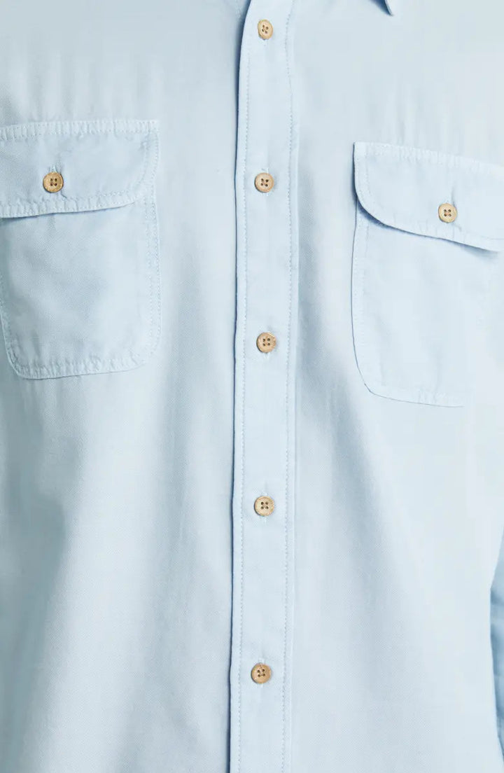 Faherty The Getaway Shirt: Sky