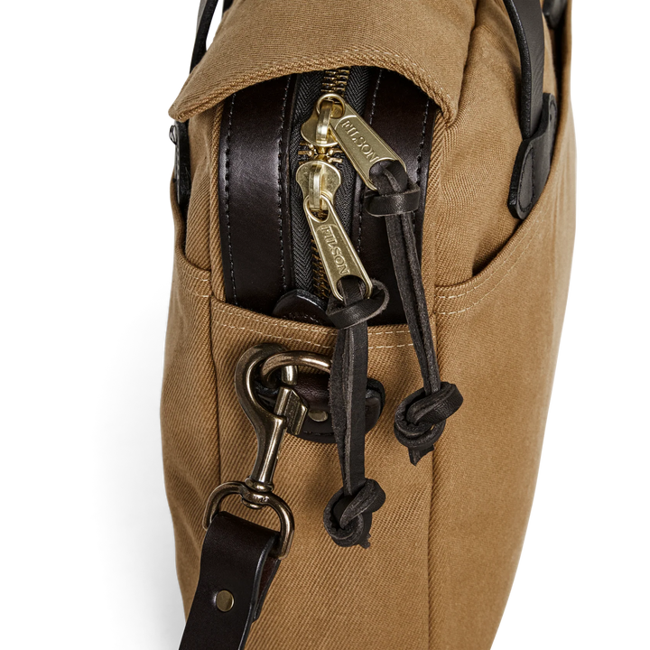 Filson Rugged Twill Original Briefcase: Tan