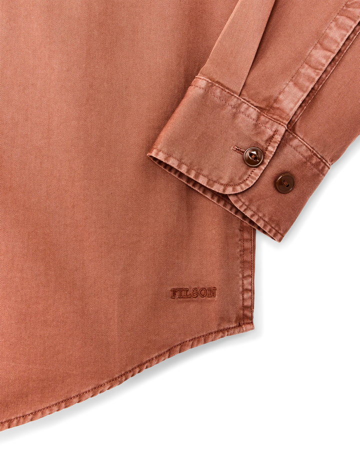 Filson 4.5-oz. Twill Shirt: Copper Brown