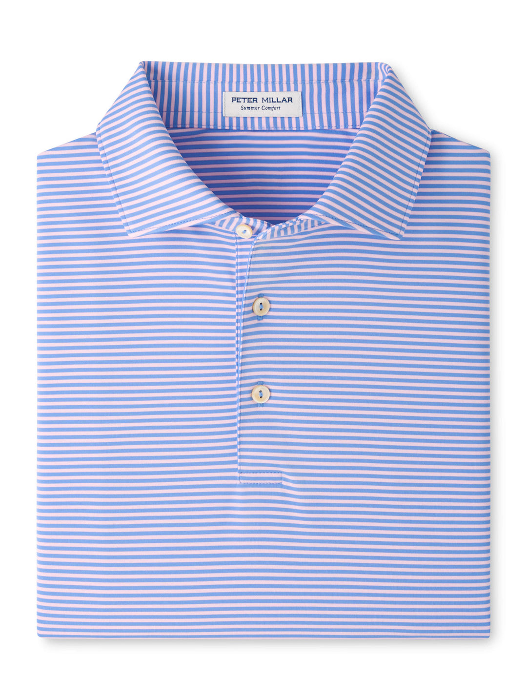 Peter Millar Hales Performance Jersey Polo: Estate Blue